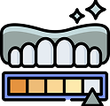 Professional whitening session